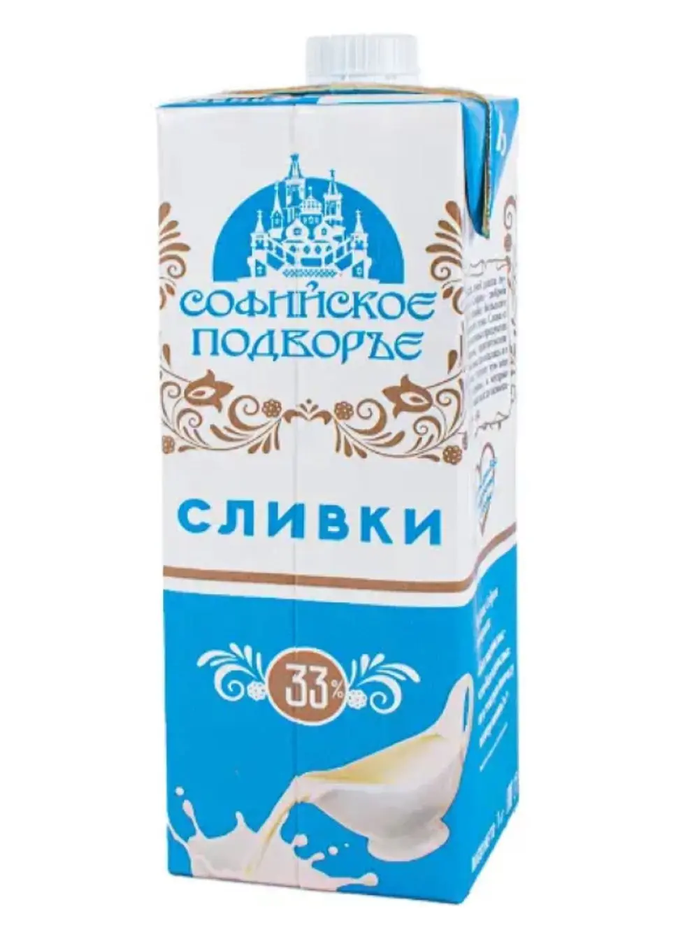 Софийское подворье сливки 33%,1л