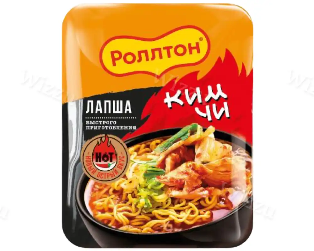 Роллтон Ким чи лапша быст. приг. 90гр