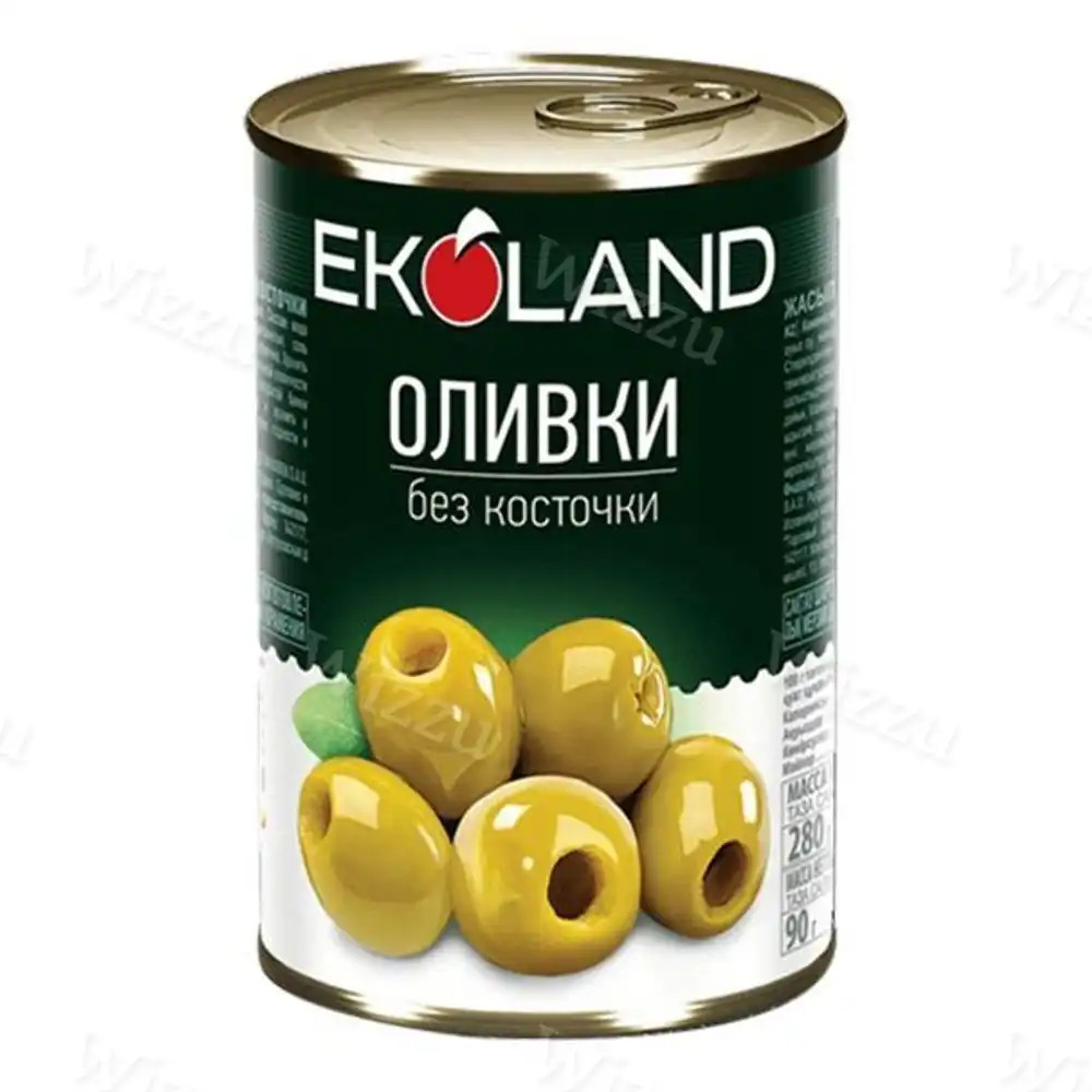 Оливки без косточек Ekoland жб 280гр