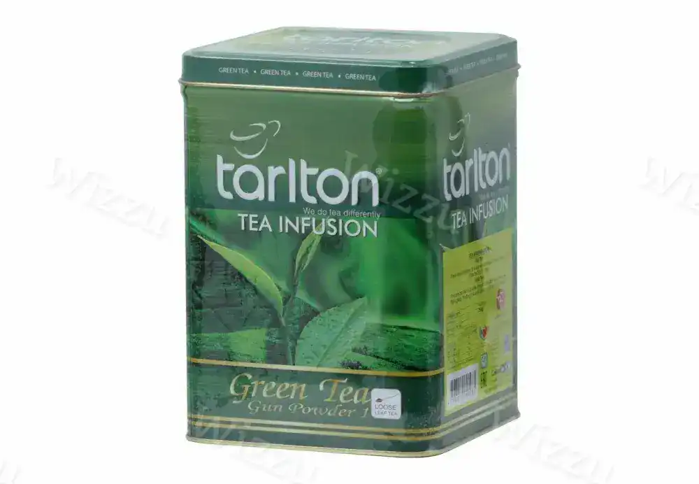 Чай зеленый крупнолистовой Tarlton Байховый жб 250гр