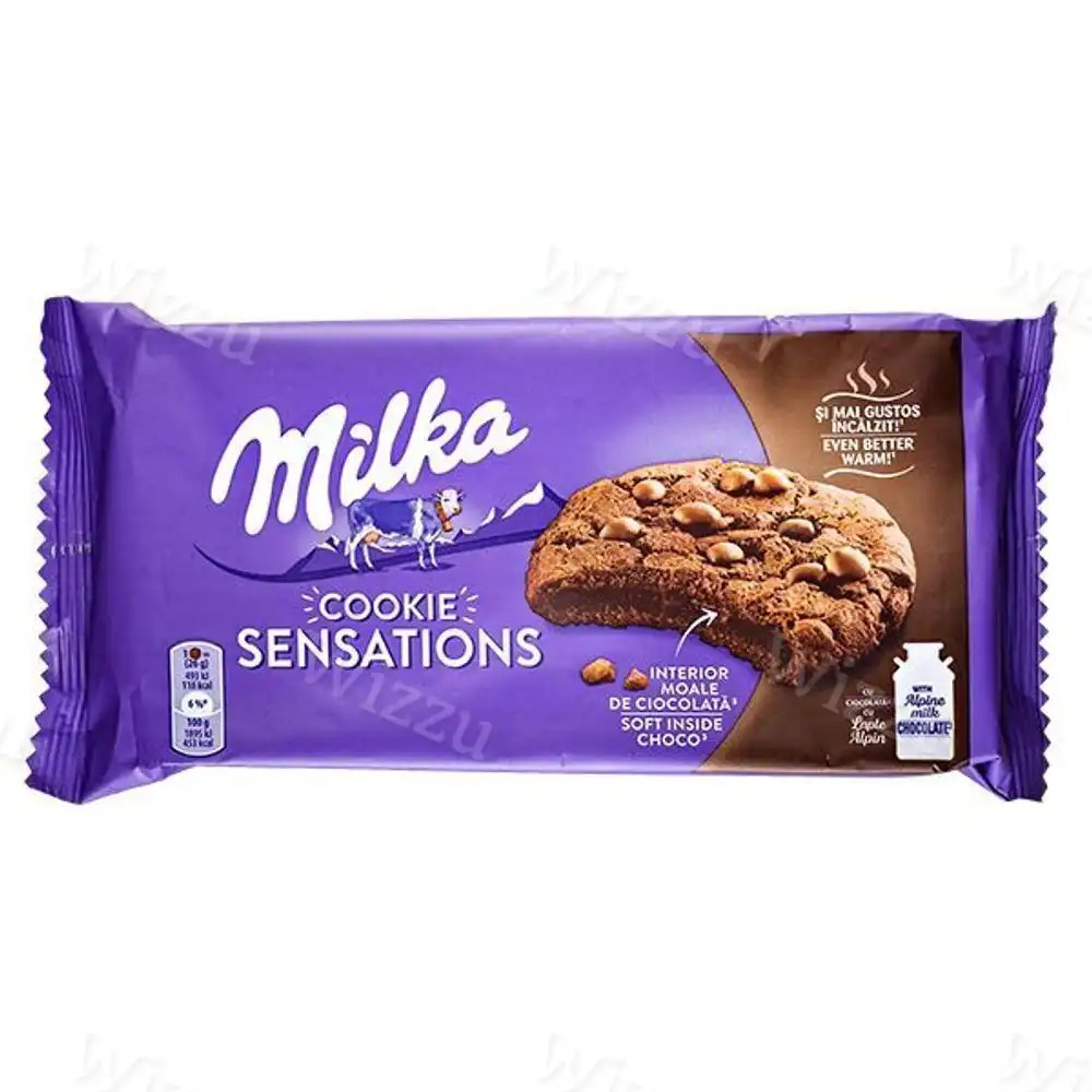 Печенье Милка Кукис Сенсейшн чоко 156г, шт