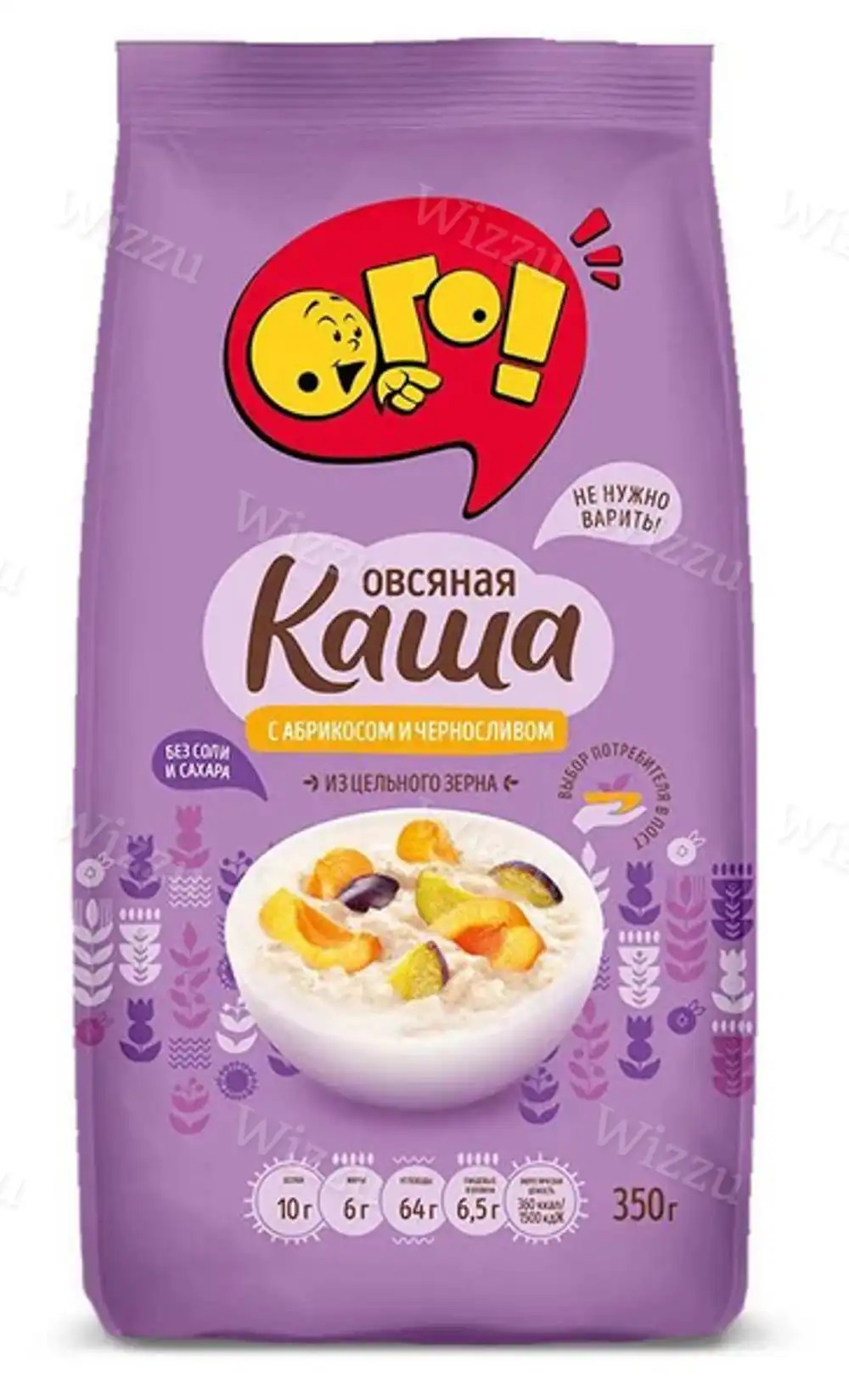 Каша овсяная ОГО! с Абрикосом и Черносливом 350гр