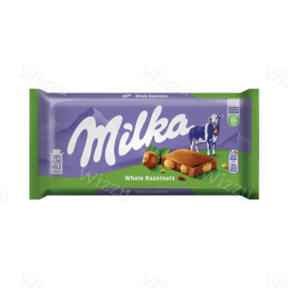 Шоколадная плитка Milka Hazelnuts 45гр
