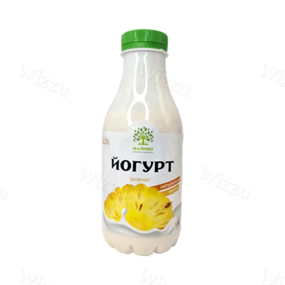 Йогурт Малико ананас 0,4л 2,5%