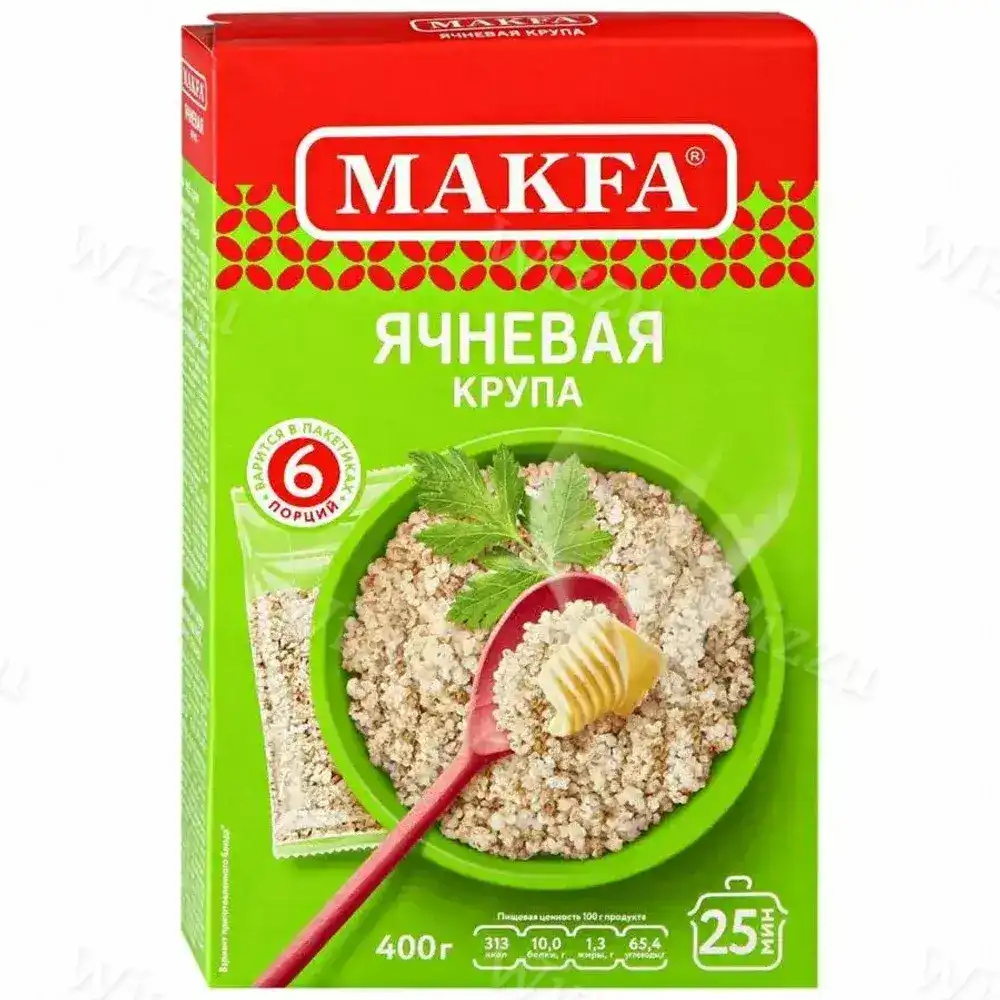 Крупа Макфа Ячневая вар/пак 400г, шт