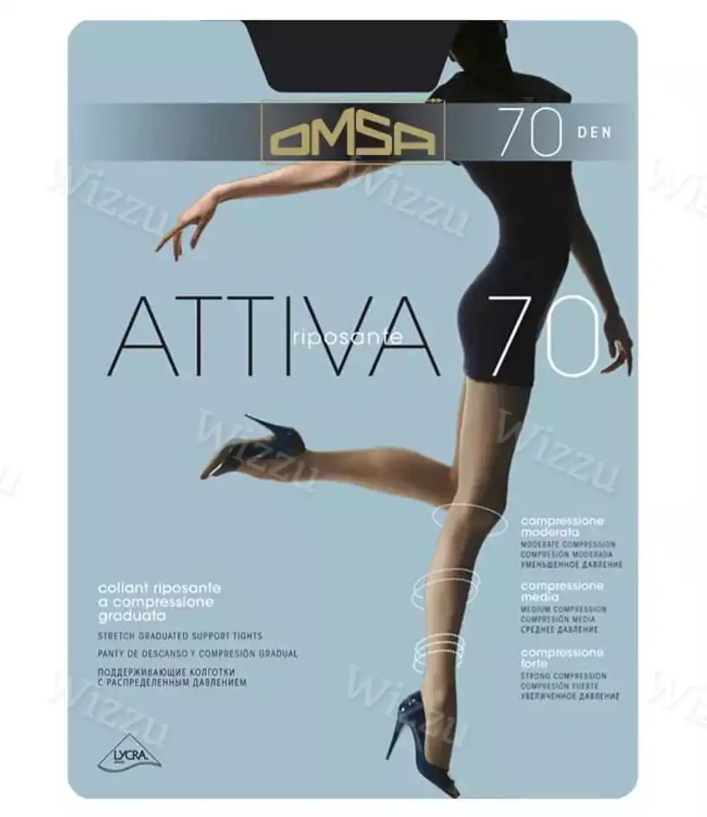 Колготки Омса Attiva 70 nero 4, шт
