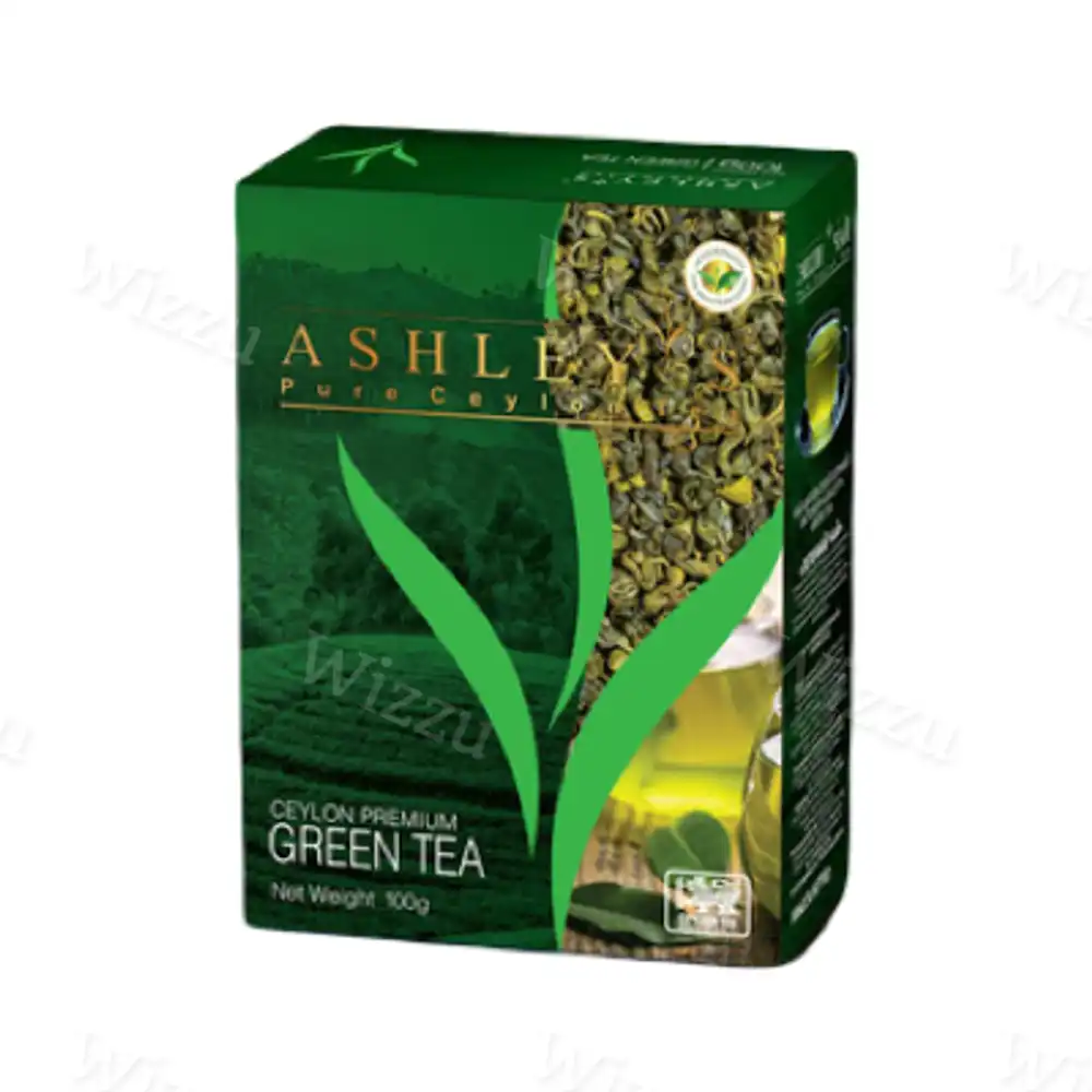 Зеленый чай "Ashleys"цейлон жб.100гр