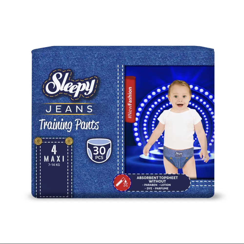 Подгузники Sleepy Jeans Külot №4, 7 - 14кг, 30шт
