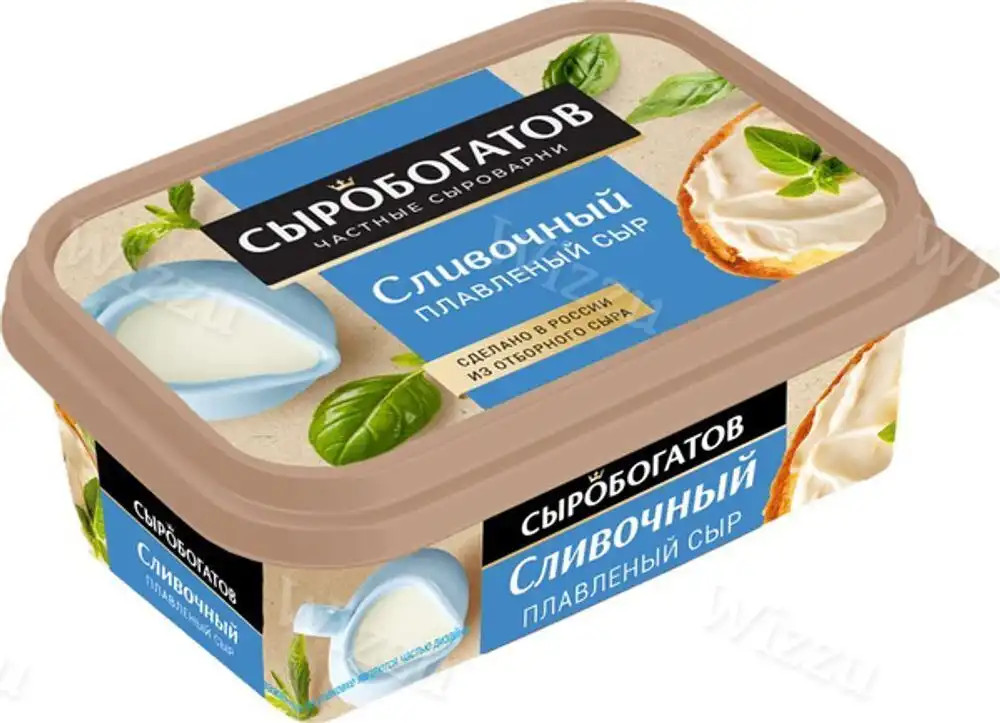 Сыр плавленный Сыробогатов Сливочный 50% 200г, шт