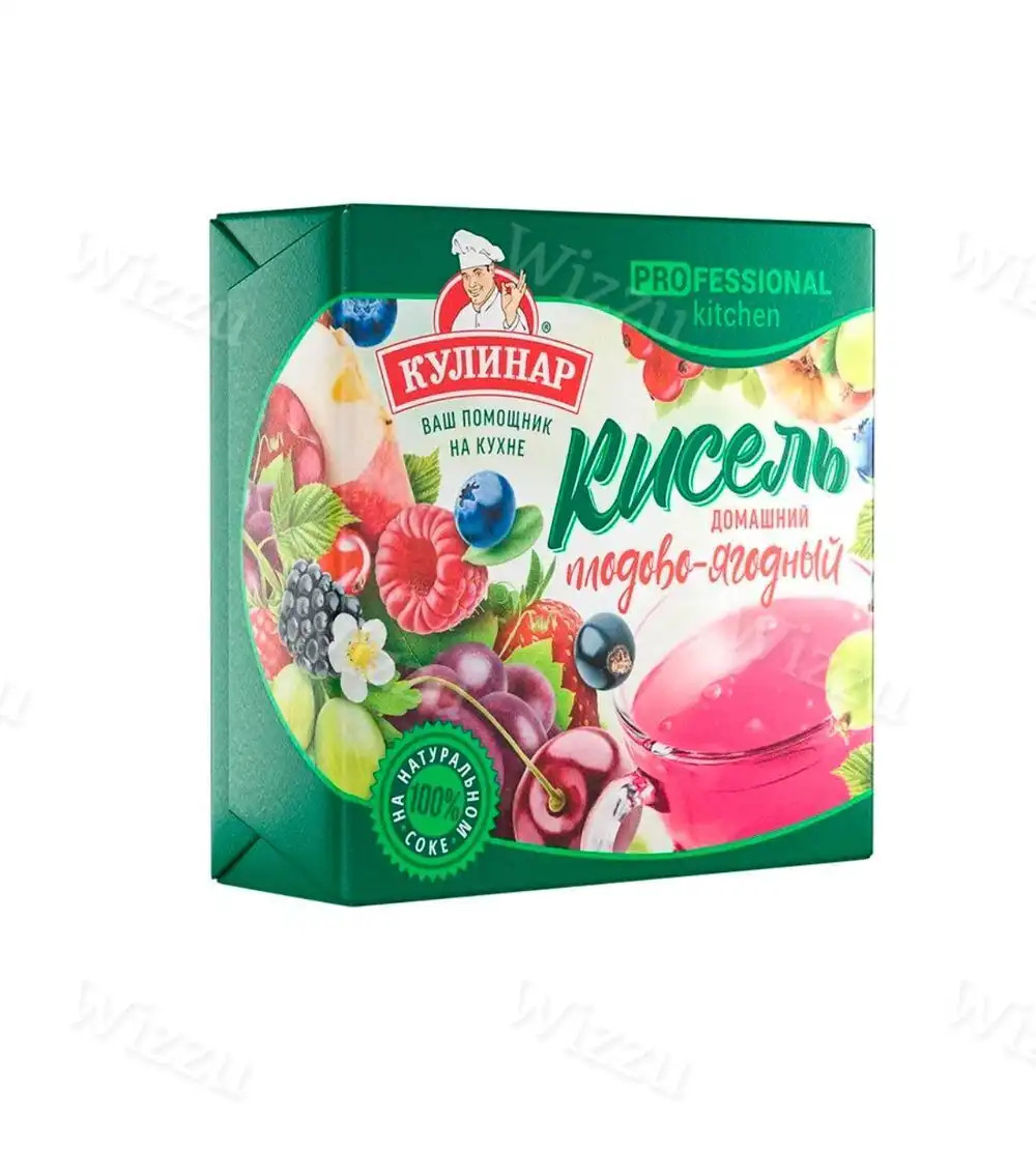 Кисель Кулинар Плодово-ягодный брикет 220г
