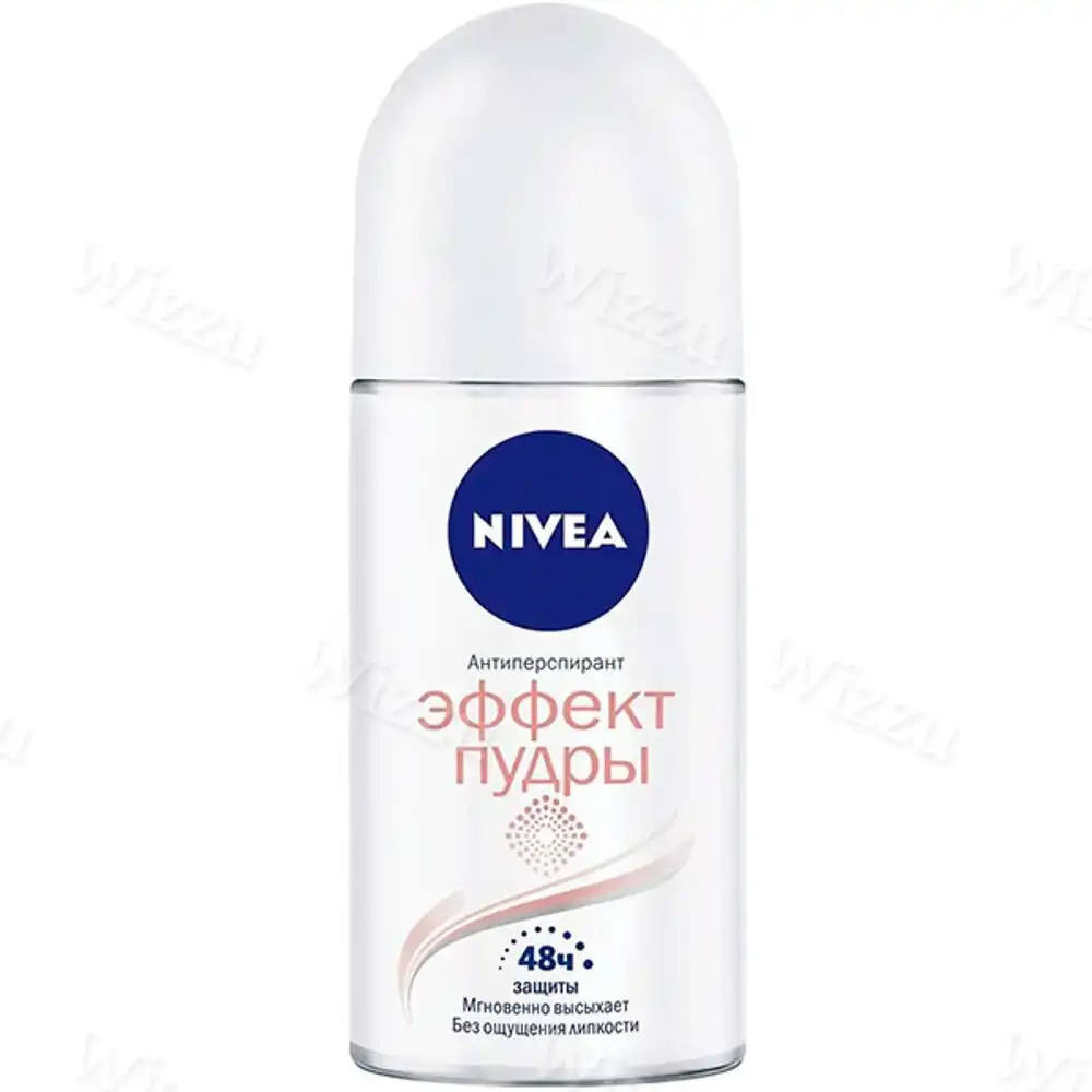 Антиперспирант Жен.шарик Nivea Эффект Пудры 50мл