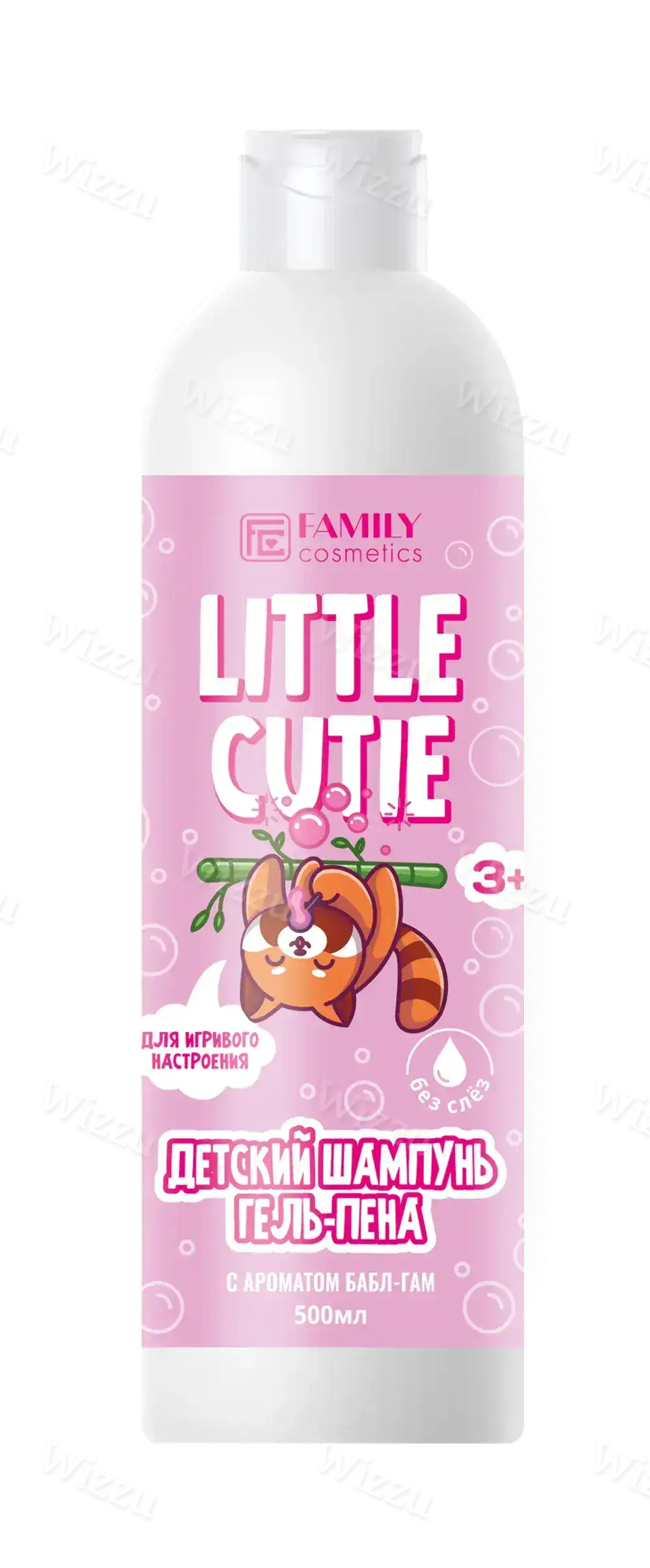 Детский шампунь гель-пена Little Cutie "Вау бабл-гам" 500мл