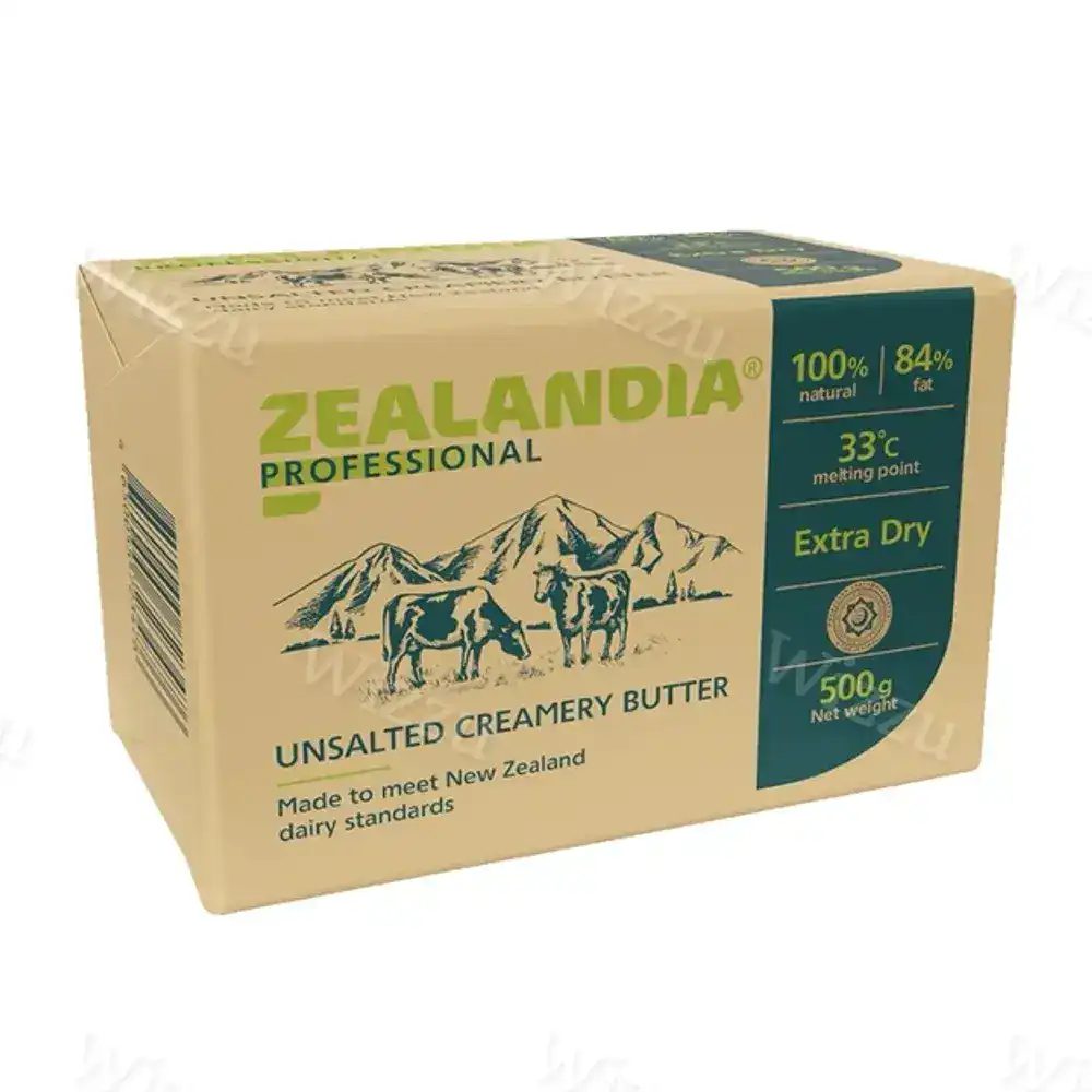 Масло "Zealandia" сладкосливочное 84% 500г