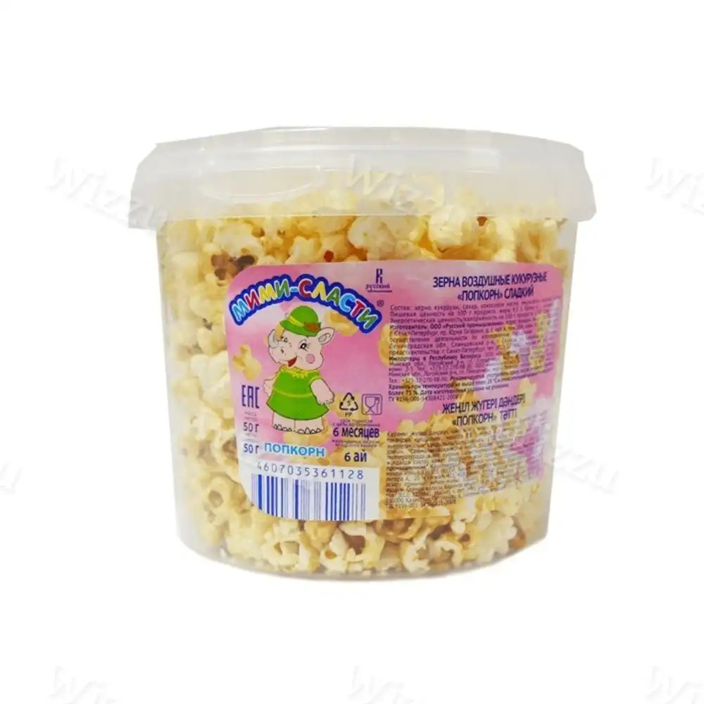 Поп Корн Сладкое Лакомство карамель 70г