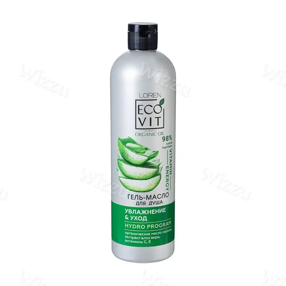Гель масло для душа Ecoandvit Jrganic Oil Vitamin Energy 500мл