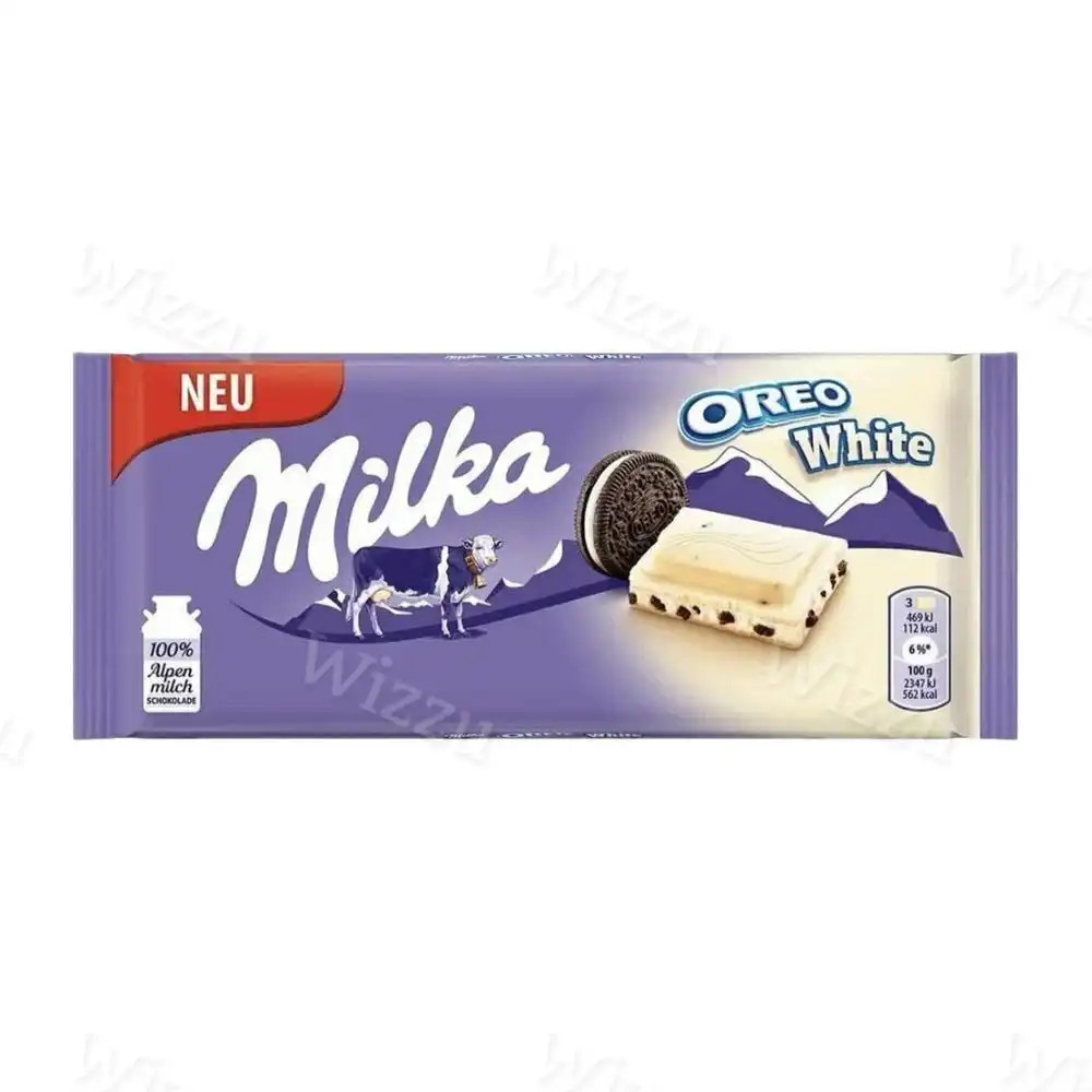 Шоколадная плитка "Milka" White Oreo 100гр