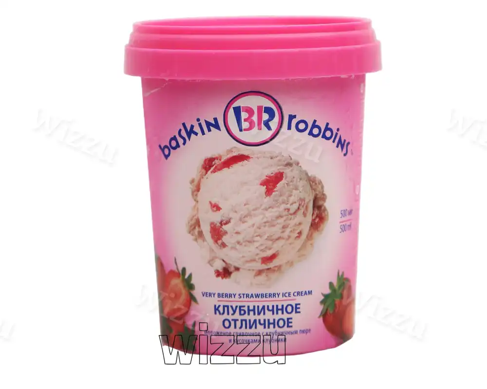 Мороженое Баскин Роббинс Клубничное 300гр