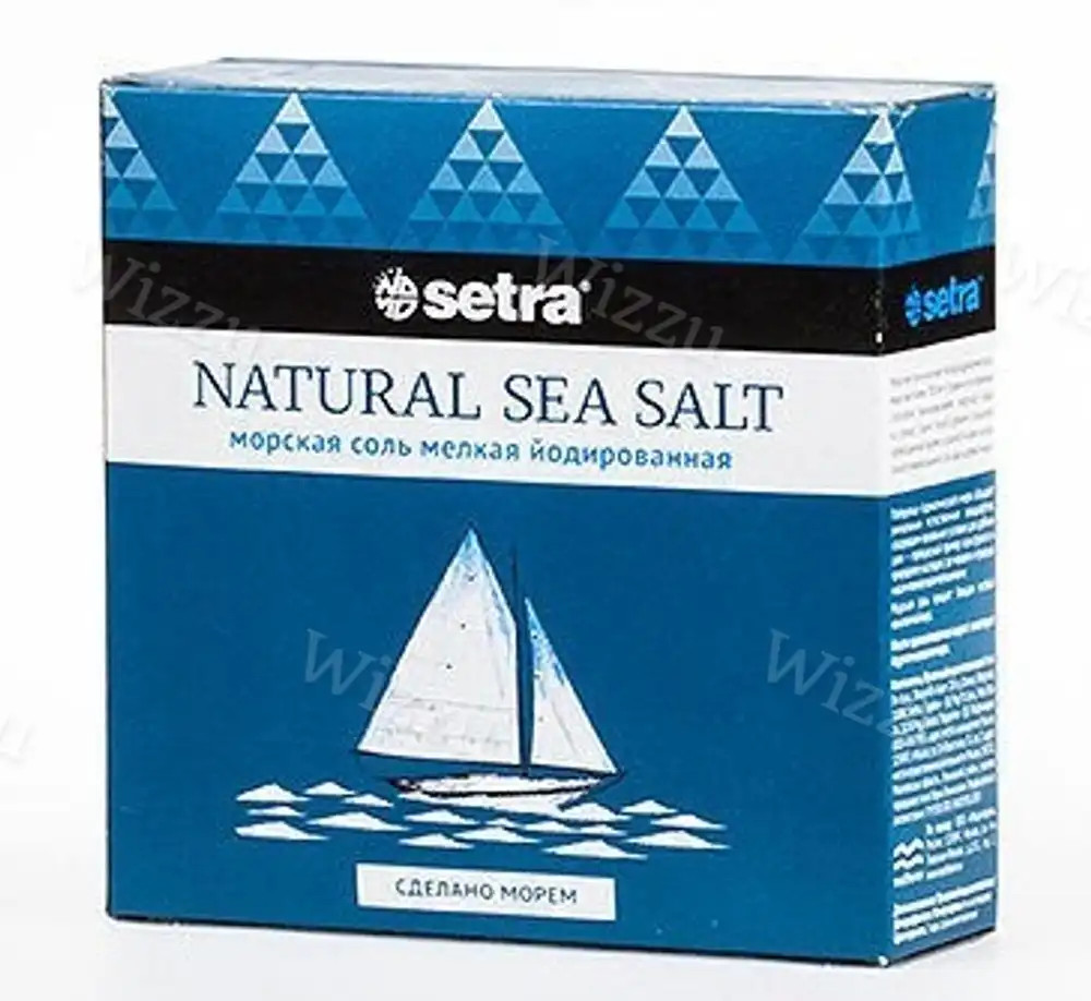 Соль Гималайская Setra морская мелкая йодированная 500гр