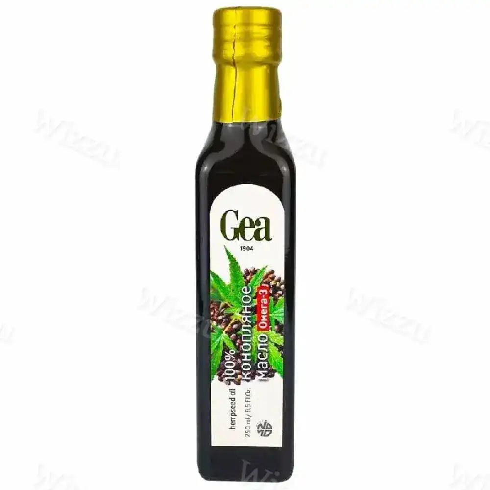 Масло GEA стекл.нераф.Конопляное 250мл