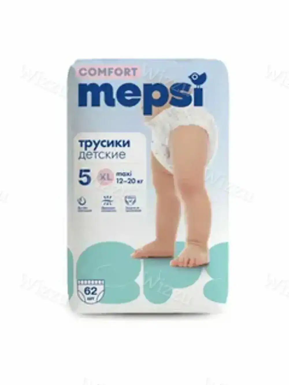 Подгузники - трусики "Mepsi" Comfort №5 (62шт 12-22кг)