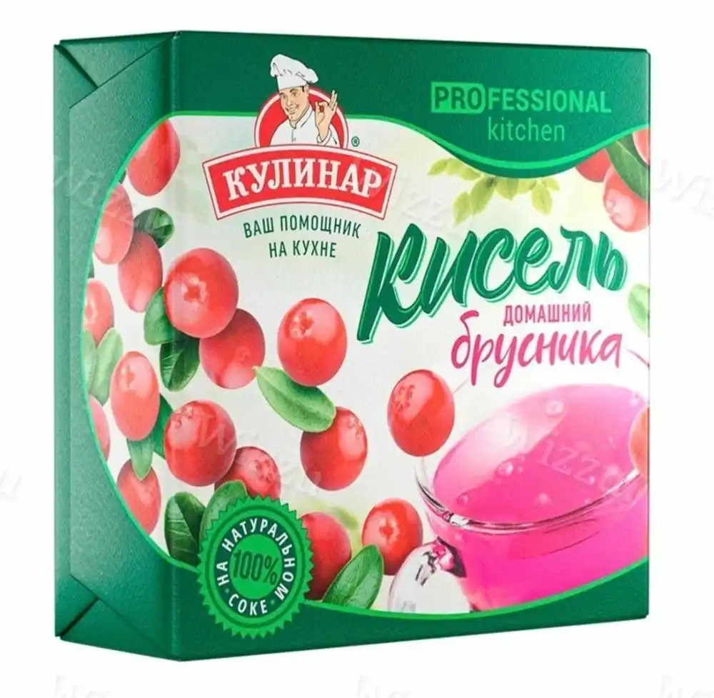 Кисель Кулинар Брусника брикет 220гр