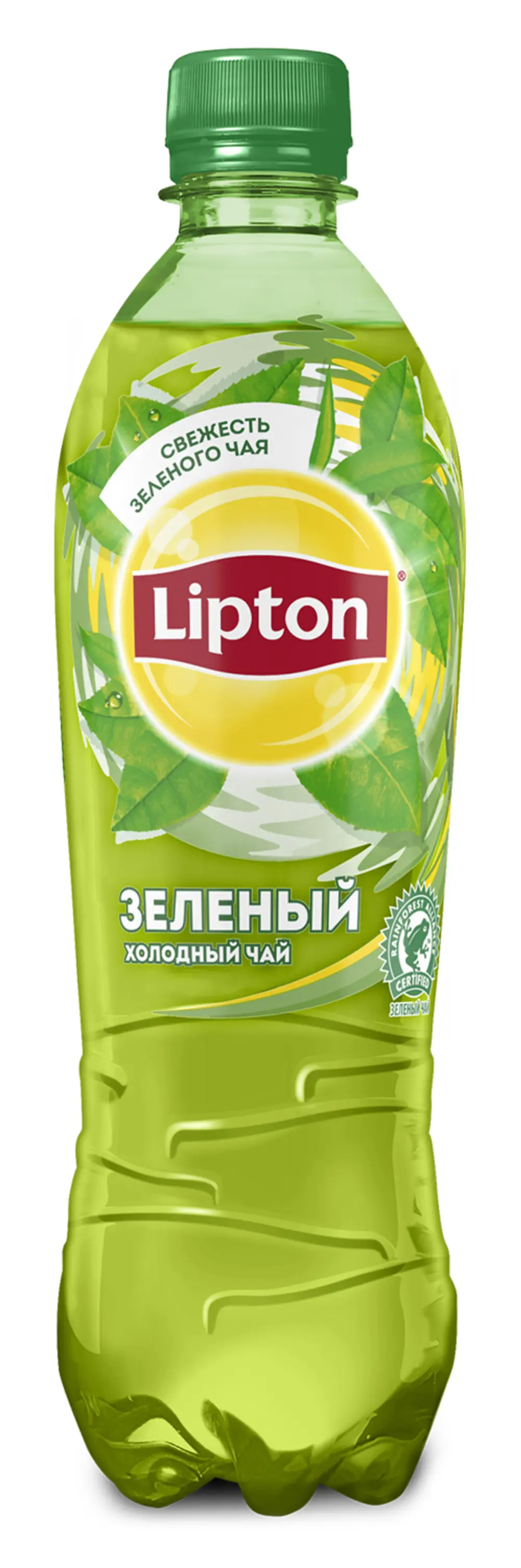 Чай холодный зеленый Lipton на растительном сырье, 0.5л