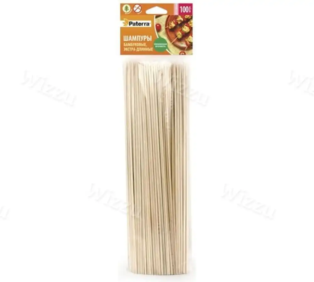 Шампуры для шашлыков Бамбук 300мм 100шт