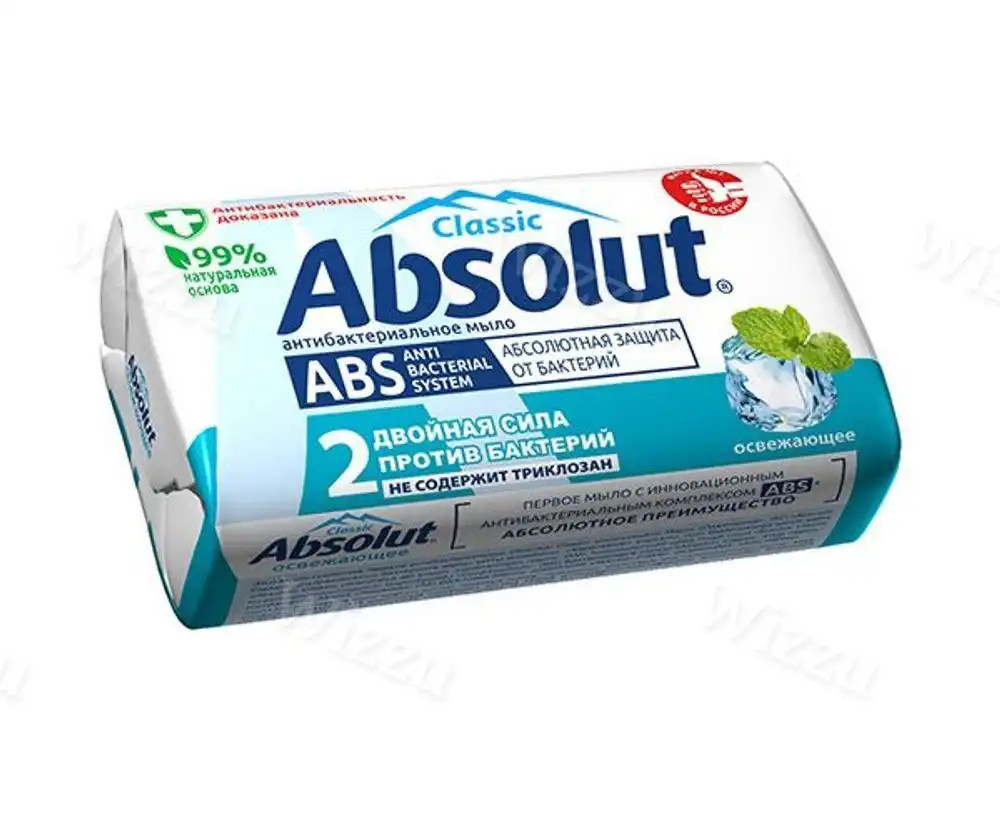 Мыло Абсолют Освежающее 90г, шт