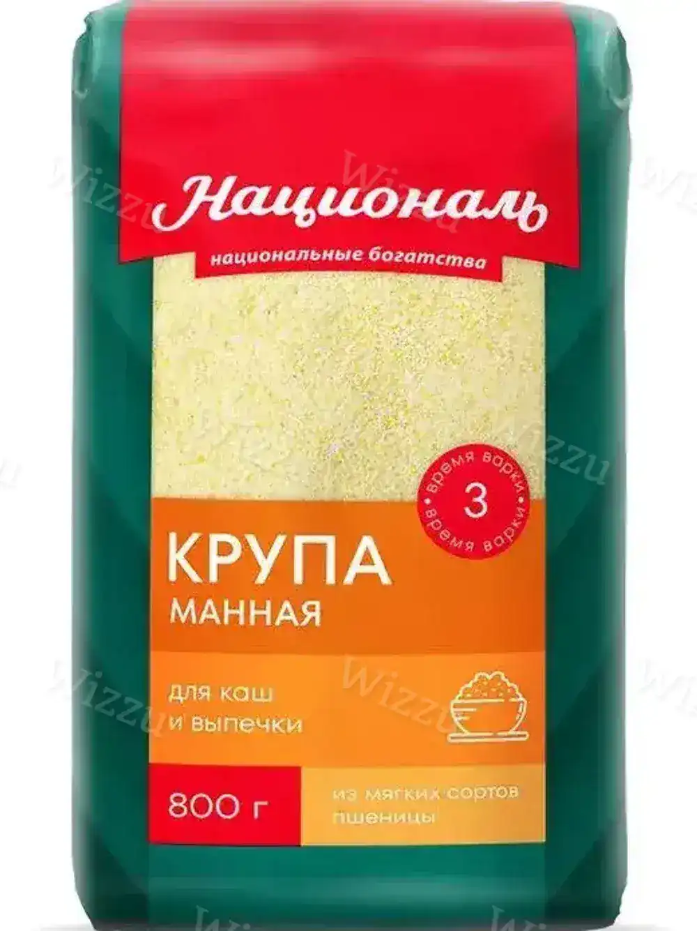 Крупа Националь Манная 800г, шт