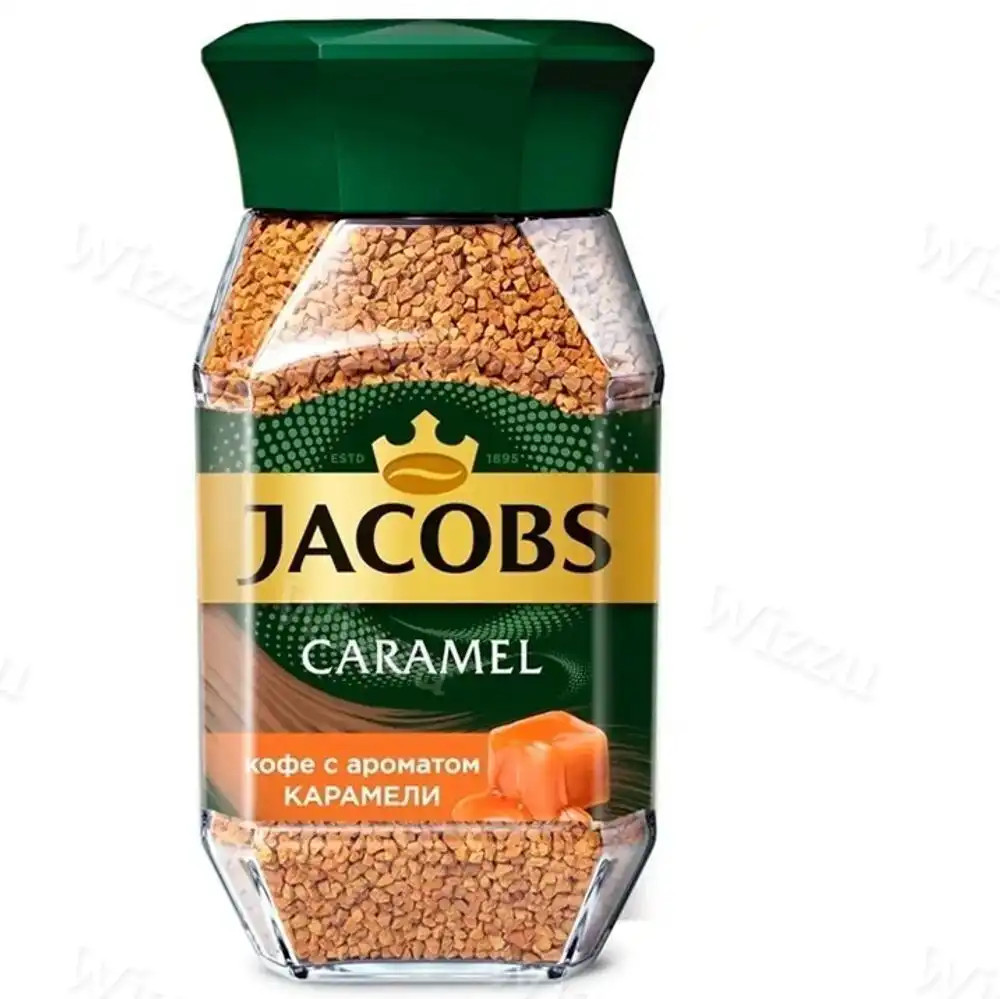 Кофе Якобс с ароматом карамели ст/б 95г, шт