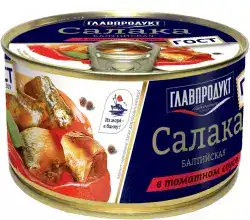 Сардина Сальса За Родину бланшир кусочки в горчич соусе 185 ключ, шт