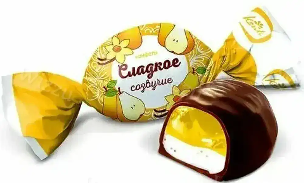 Конфеты Сладкое созвучие Конти Груша с ванилью вес