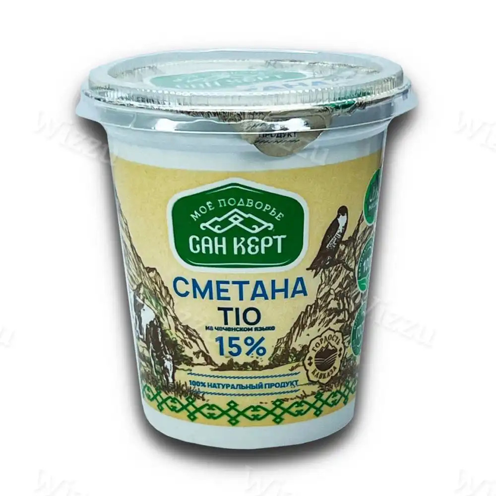 Сметана 15% 350гр "San Kert"
