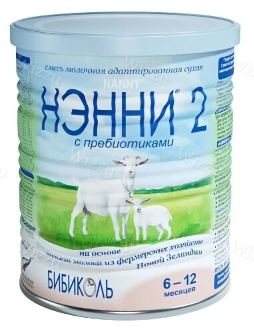 Смесь молочная Нэнни  Пребиотики 2 на основе  козьего  молока 800гр