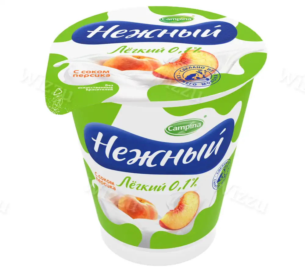 Камп Нежный с соком персика, 0,1% 320 гр