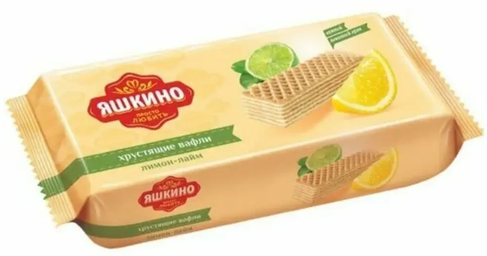 Вафли Яшкино Лимон-Лайм, 300г
