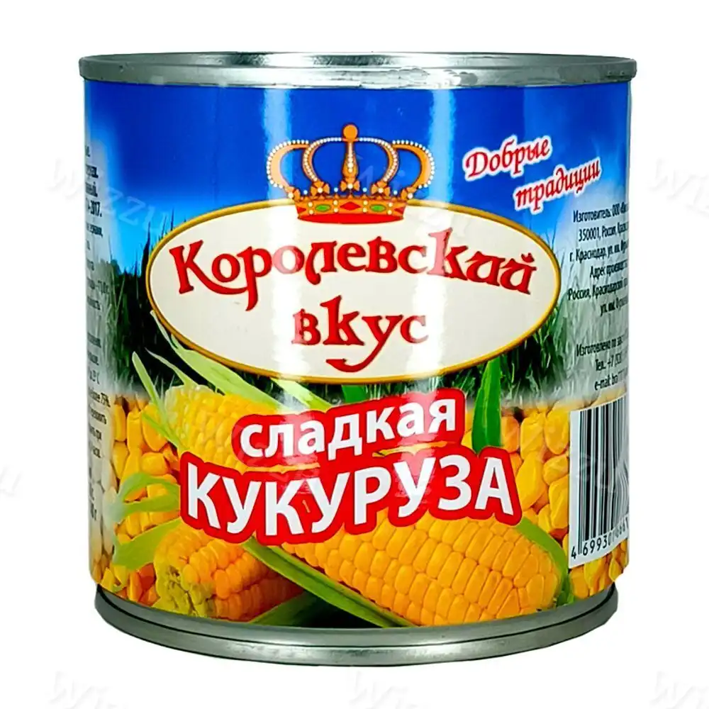 Сладкая Кукуруза "Королевский Вкус"жб 425мл