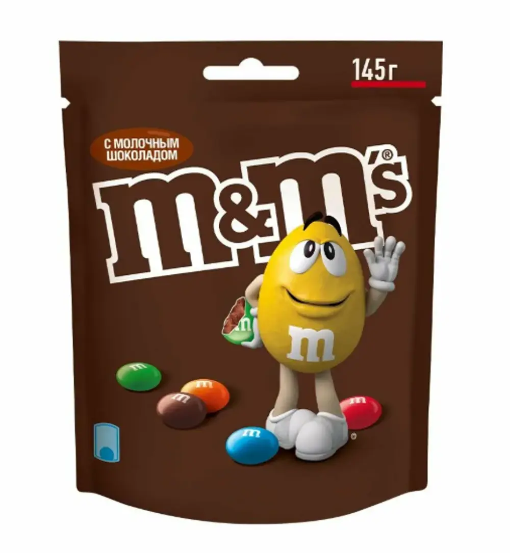 Драже M&M's шоколадные, 145г