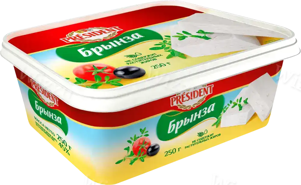 Сыр Президент Брынза 45% 250г, шт