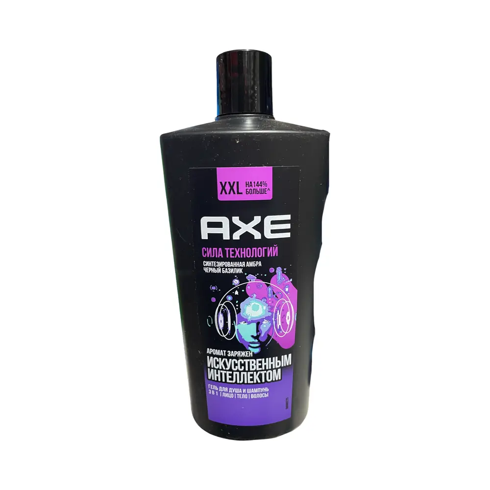 Гель для душа и шампунь "AXE Сила Технологий" 610мл