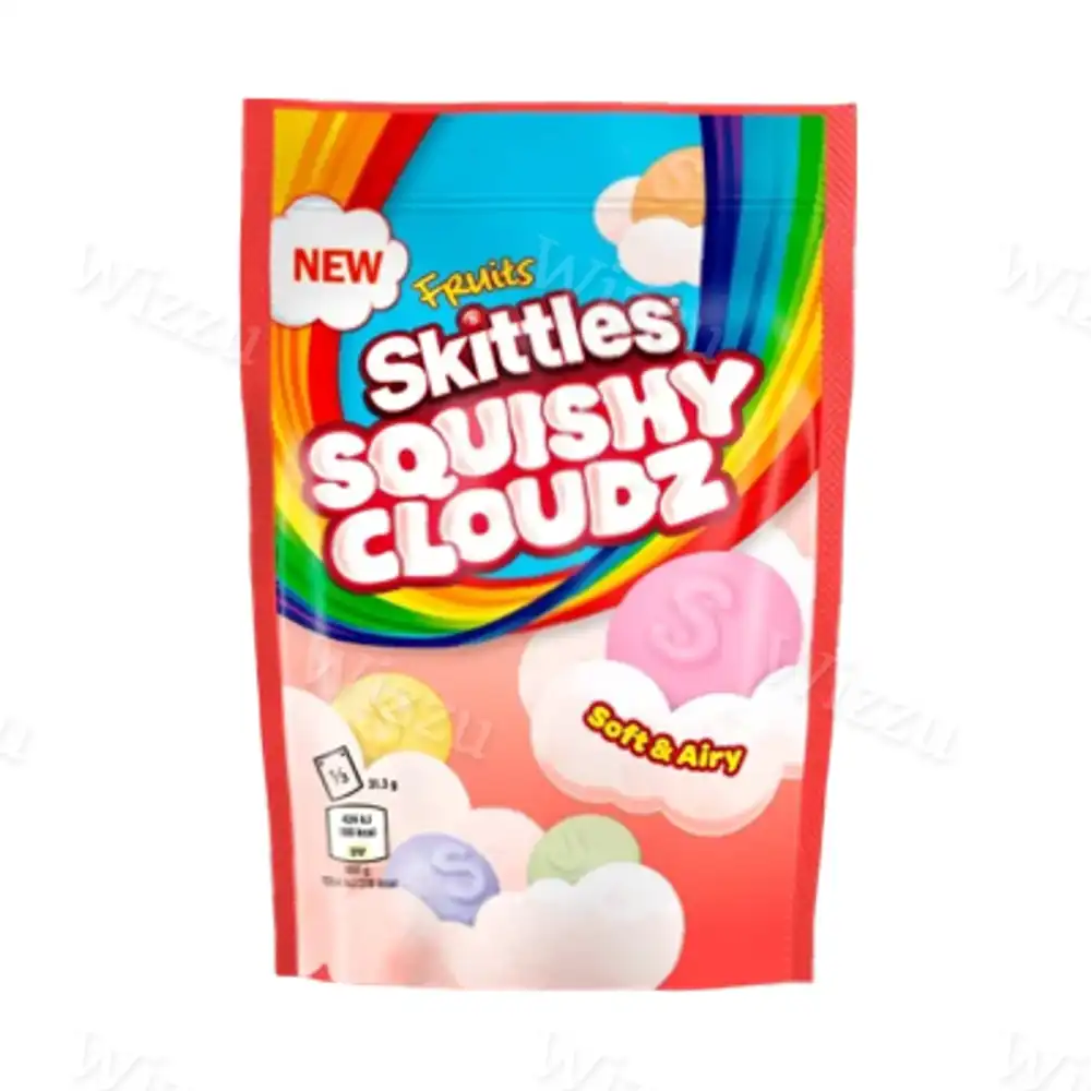Драже Skittles Squishy Cloud Pouch Fruits 94гр