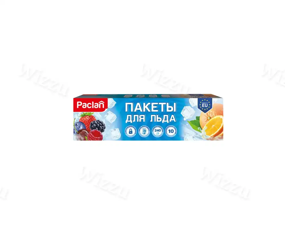 Пакеты для льда "Paclan" 10шт*24