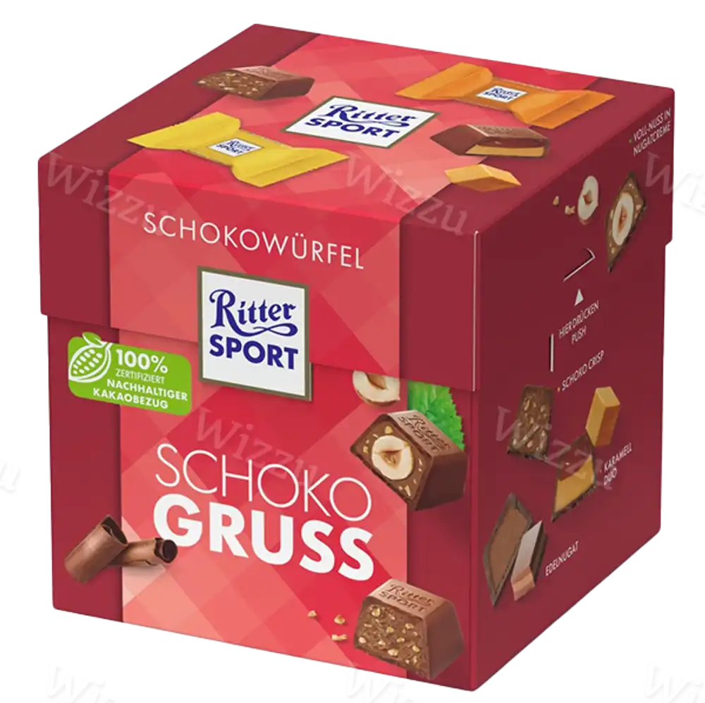 Конфеты в коробке Ritter Sport "Schoko Gruss" 176гр