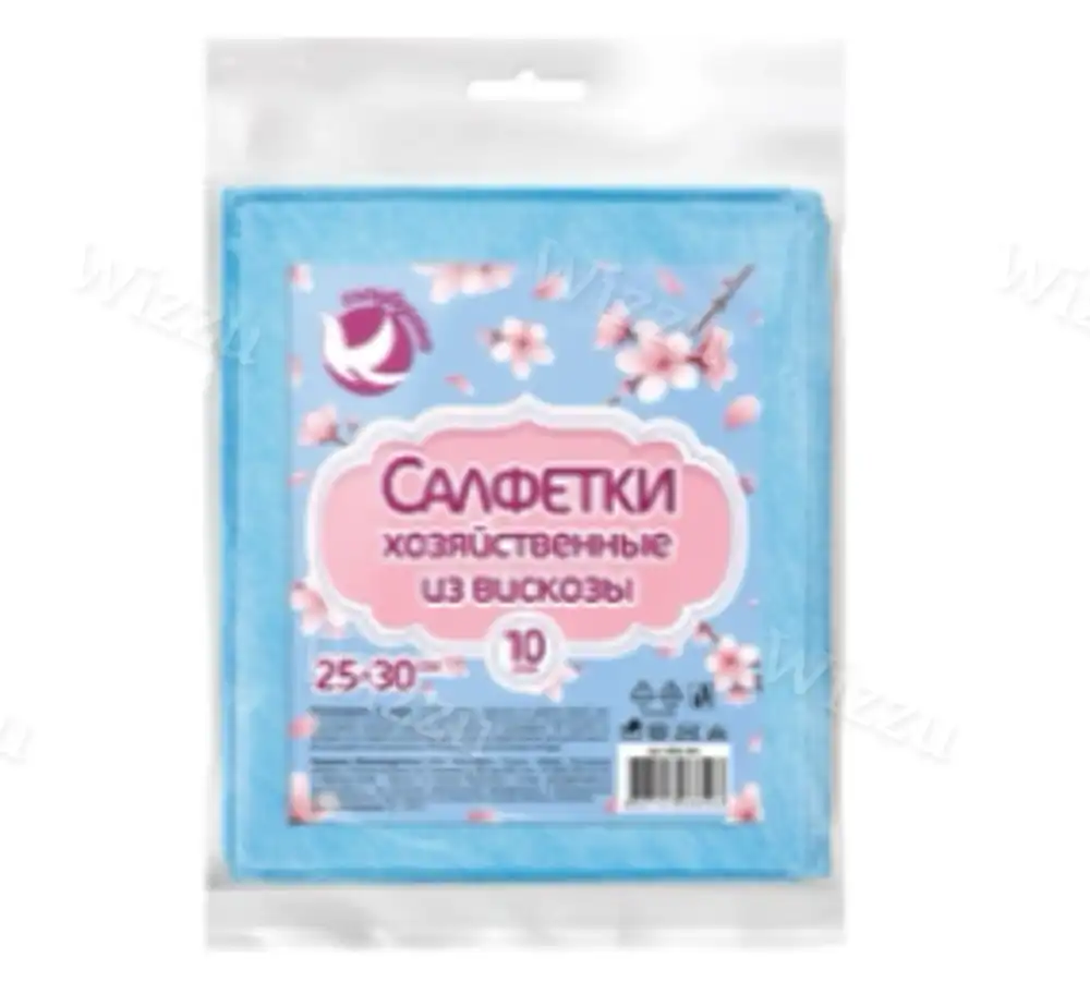 Салфетки из вискозы Голубушка хоз.25*30см 5шт