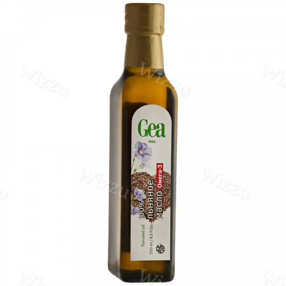 Масло GEA стекл.нераф.Льняное 250мл