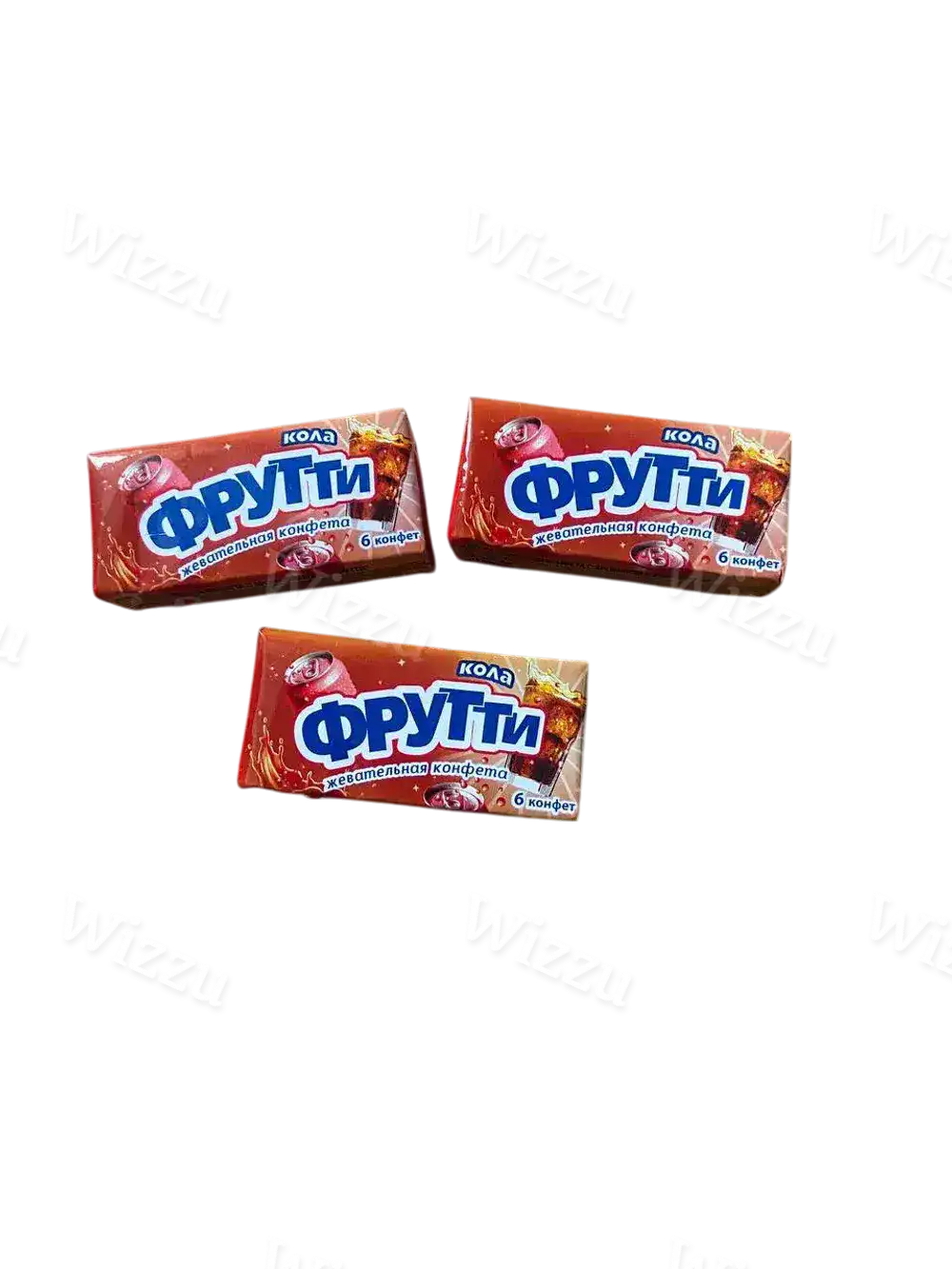 Жевательный мармелад "Фрутти" Кола (6 конфет)