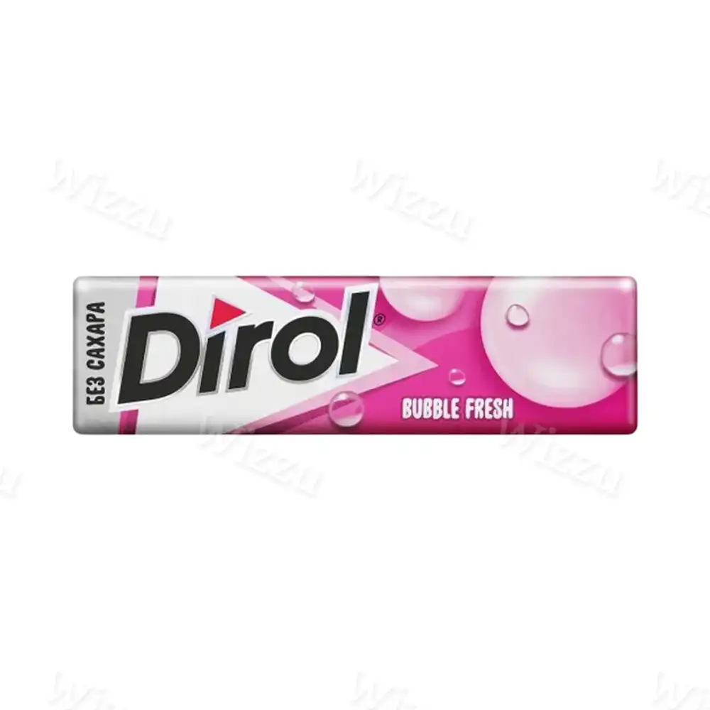 Жевательная резинка Дирол 13,6г Баббл гам Майнт Фрутти, шт