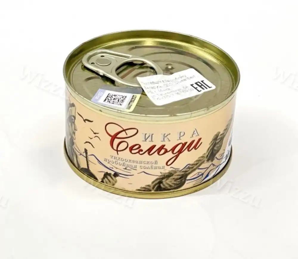 Икра Сельди тихоокеанская пробойная солн.Авача 130гр