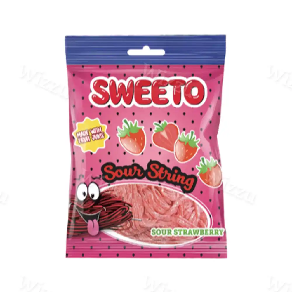 Мармелад SWEETO Кислое спагетти Клубника 12*70 гр.