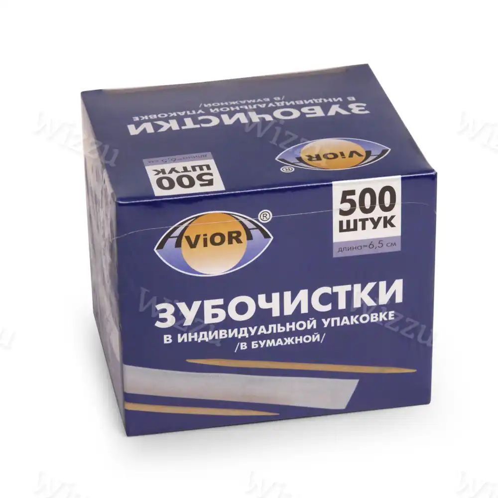 Зубочистки бамбуковые AVIORA 500штук